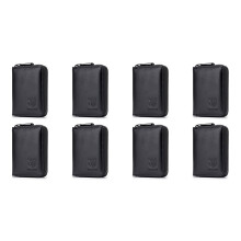 8X BULLCAPTAIN Leather Men Wallet Card Pack Zipper Card Case Holder Credit Card Bag Short Coin Purse Black
