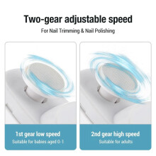 2X Electric Nail Clipper Grinding and Polishing Multifunctional Portable Automatic Nail Grinder Electric Manicure Tool,C