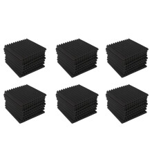 Wedge Acoustic Foam with Adhesive Tape 48 Pcs Soundproof Panels,Silencing Sponge