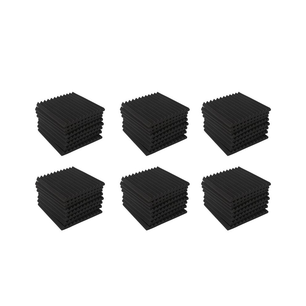Wedge Acoustic Foam With Adhesive Tape 48 Pcs Soundproof Panels,Silencing Sponge 6033093033123