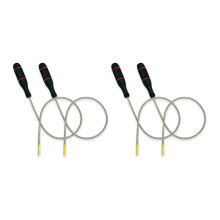 4PCS Flexible Magnetic Pickup Tool, 23.6Inch Long Flexible Bend-It Magnet Snake Pickup, Bendable Magnetic Pickup 2LB