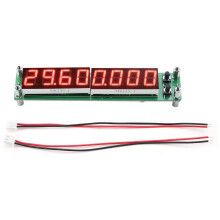 PLJ-8LED-H Licznik CzęStotliwośCi SygnałU RF Moduł Testera Cymometru 0.1-1000 MHz, Cyfrowy Miernik CzęStotliwośCi Cymometru LED (Czerwony)