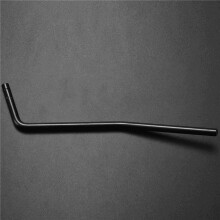 3X Direct Insertion Style Electric Guitar Tremolo Arm Whammy Bar - Chrome - Black / Insert Part Diameter 6mm