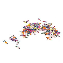 1000Pcs Z Scale 1:200 Mix Painted Model People Train Park Street Passenger Figures