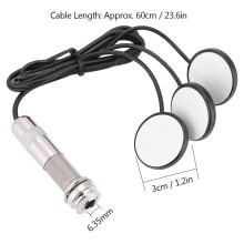 Guitar Pickup 6X Piezo Pickup Transducer for Acoustic Guitar Ukulele Mandolin Instruments