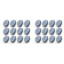 24Pcs Kitchen Appliance Sliders for Counter, Adhesive Caddy Sliding Tray Compatible with Most Coffee Makers, Air Fryers