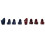 Kit per Chitarra Include 24 Pezzi per Chitarra e Plettri (In Celluloide Blu e Metallo), 15 Pezzi Protezioni per Chitarra Trasparente 2