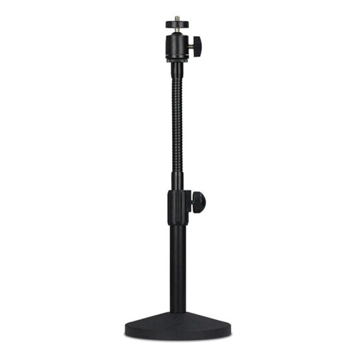 2X Support de Webcam de Bureau en Métal Réglable avec Base de Montage Robuste 2