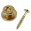 8pcs Golden Strap Button W/ Mounting Screw for Guitar Mandolin 3