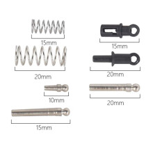 2X voor 1/18 LDRC A86 LD1801 LD1802 LD1803 LD1804 A01 A02 Voor- en Achterschokdemper RC-Auto-Upgradeonderdelen