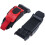 9x Plastic Motorcycle Helmet Speed Clip Chin Strap Quick Release Pull Buckle New Black+Red 5