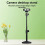 2X Hose Desktop Webcam Stand Adjustable Metal Desk Tripod Streaming Support with Sturdy Mount Base 10