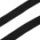 5X Martial Arts Karate TaeKwonDo Chain Soft Belt Black 7