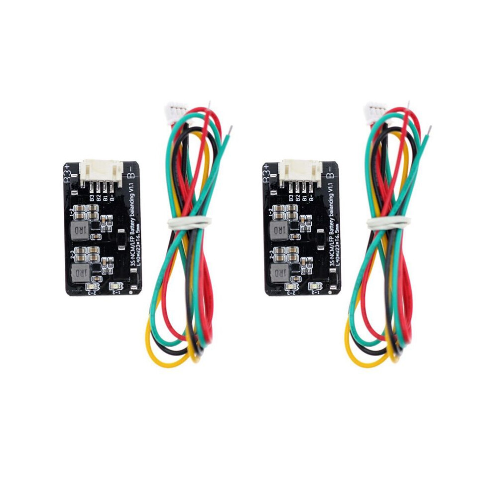 2Pcs 1.2A 3S Active Equalizer Balancer Equalizer Module Li-Ion Lifepo4 Lithium Battery Active Balancer Bms 4713321070039