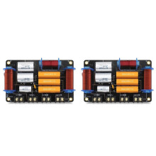 2X Three-Way 800W Professional Speaker High Power Splitter 900Hz/3600Hz Stage Home Theater 3-Unit Audio Crossover Filter