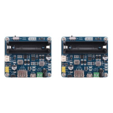 2X Waveshare Módulo de Gestión de Energía Solar para Panel Solar de 6 V-24 V, Compatible con Función MPPT, Carga de Batería de Conexión USB