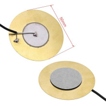 8Pcs 50MM Guitar Pickup Piezo Transducer Prewired Amplifier with 6.35MM Output Jack for Acoustic Guitar Ukulele