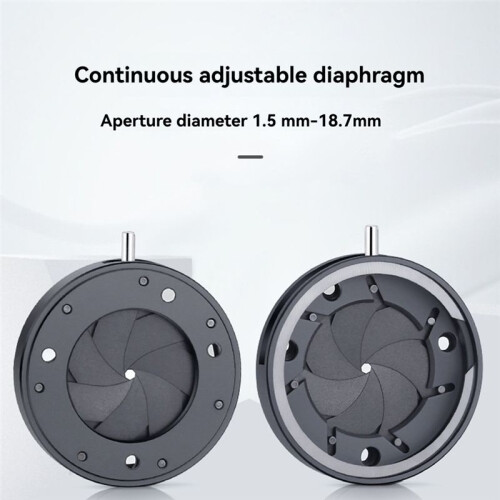 1.5-18.7MM Manual Aperture Adjustable Mechanical Iris Diaphragm Iris Diaphragm for Digital Camera Microscope Iris SK18.7