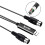 4X HiFing USB IN-OUT MIDI Interface Converter/Adapter with 5-PIN DIN MIDI Cable for PC/ Laptop/ 6
