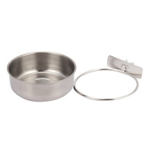 8 Pack Vogel Papagei Futter Tassen mit Klemme Edelstahl Futter Näpfe Dish Feeder für Nymphensittich, Conure, Wellensittiche, Sittich Papagei, Ara,