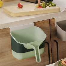 de Basura Montado en la Pared para Cocina, de Mano, Sin Tapa, Estilo Simple y Lujoso, Ligero y Duradero,