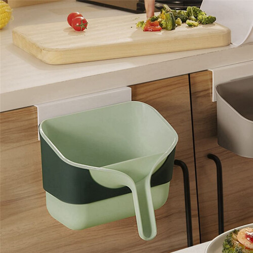 Wall-Mounted Trash Can for Kitchen, Handheld, Lidless, Simple Luxury Style, Light and Durable,