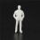 1:50 White Figures Architectural Model Human Scale HO Model Plastic Peoples,200 Pieces 7
