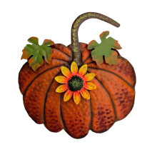 Estaca Jardín Calabaza Metal Decoración Otoño Letrero Estaca Patio Calabaza Rústica Decorativa Decoración Jardín Acción Gracias Al Aire Libre