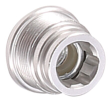 8PCS Aluminum M4 Center Lock Nut Metal Wheel Caps Nuts for Axial SCX10 TRX4 1/10 RC Crawler Car Parts,Silver