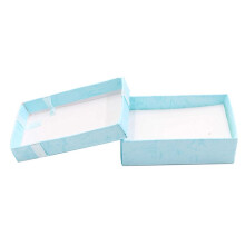 96pcs Paper Jewelry Gifts Boxes for Jewelry Display-Rings, Small Watches, Bracelet Gift Packaging Box (Sky )