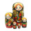 5PCS Matryoshka Dolls Nesting Dolls Handmade Cute Wood Russian Nesting Doll DIY Northeast Flowers Cute Nesting Dolls 2