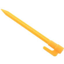 100Pcs Camping Tools Plastic Tent Pegs Nails Sand Ground Stakes Outdoor Camping Tent Awning Yellow Tent Accessories