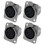 XLR Female Jack 3 Pin - Panel Mount Jacks D Series Size XLR-F - 20 PACK 2