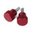 18Pcs M4x10mm Threads High -Knurled Thumb Screws Knobs Aluminum Alloy Red Knurled Shoulder Flat Tip Thumbscrew 7