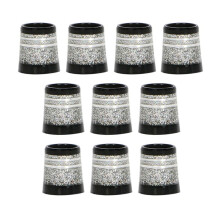 30 PièCes Embouts de Taille de Pointe 0,370 Embout de Manchon de pour Fers de Accessoires de Tiges de Club de Haute Qualité Argent