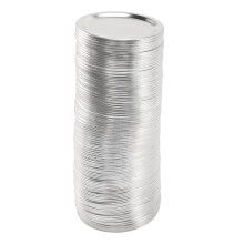 100 St Regular Mouth 70MM Jar Konserveringslock, åTeranväNdbara LäCkagesäKra Silverlock Av Delad Typ med SilikontäTningsringar