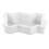 8X Three Waveform Garden Path Plastic Concrete Paving Brick Mold Diy Walkway Cement Brick Mold 2