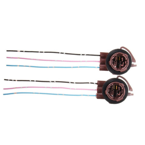 4X 3157 4157NA Bulb Socket Brake Turn Signal Light Harness Wire Plug Connector 1