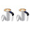 2X Automatic Self Stirring Coffee Mug, Electric Mixing Cup with Magnetic Stirrer,Rechargeable Mixer Cup with Temperature 1