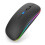 2X Wireless Optical Mouse with LED Backlight 1600 DPI RechargeableBluetooth & USB Type-Cfor WorkGamingand Study 4