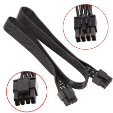 4X CPU 8 Pin Male to CPU 8 Pin (4+4 Pin) Male EPS-12V Motherboard Power Adapter Cable 60cm