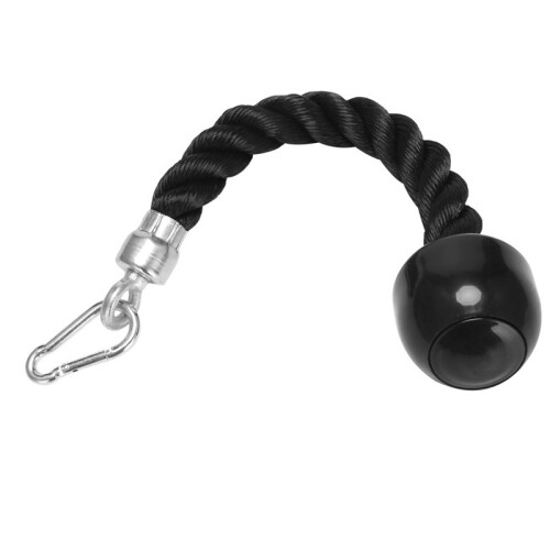 3X Heavy Duty Tricep Pull Down Single Rope with Snap Hook, Fitness Attachment Cable Machine Pulldown Rope for Home Gym 1