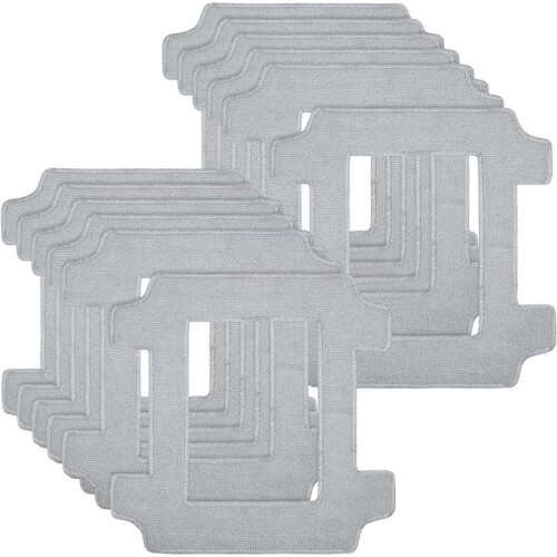 24 Pack Cleaning Cloths Accessories for  Winbot W2S / W2S Omni Window Cleaning Robots, Washable Microfibre Wipes