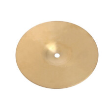 2X Brass Jazz Drum Crash Cymbals Alloy Cymbal Hi-Hat for Drum Players 12 Inch Size Drum