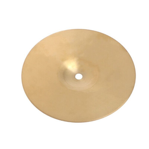 2X Latão Jazz Drum Crash Cymbals Alloy Cymbal Hi-Hat para Tocadores de Bateria Tambor de 12 Polegadas