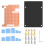 2X for Raspberry Pi 4 Copper Heatsink Passive Cooling Copper Case Plate 4mm 2