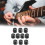 40Pcs Potentiometer Control Knobs for Electric Guitar Volume Tone Knobs Black D Type 6mm 5