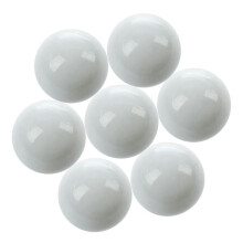60 Pcs Marbles 16mm Glass Marbles Knicker Glass Balls Decoration Color Nuggets Toy White