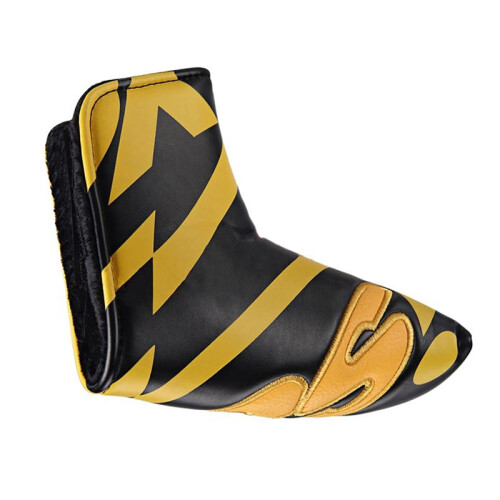 2X  Club Blade Putter Cover Headcover with PU Leather Closure,Yes Printed Patterned  Accessories