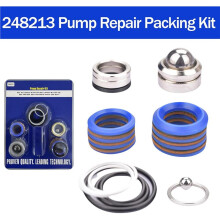 2X 248213 Pump Repair Kit with Disposable-Gloves Fit for 1095 & 1595, the GMAX 5900,GMax II 5900/10000, LineLazer 5900